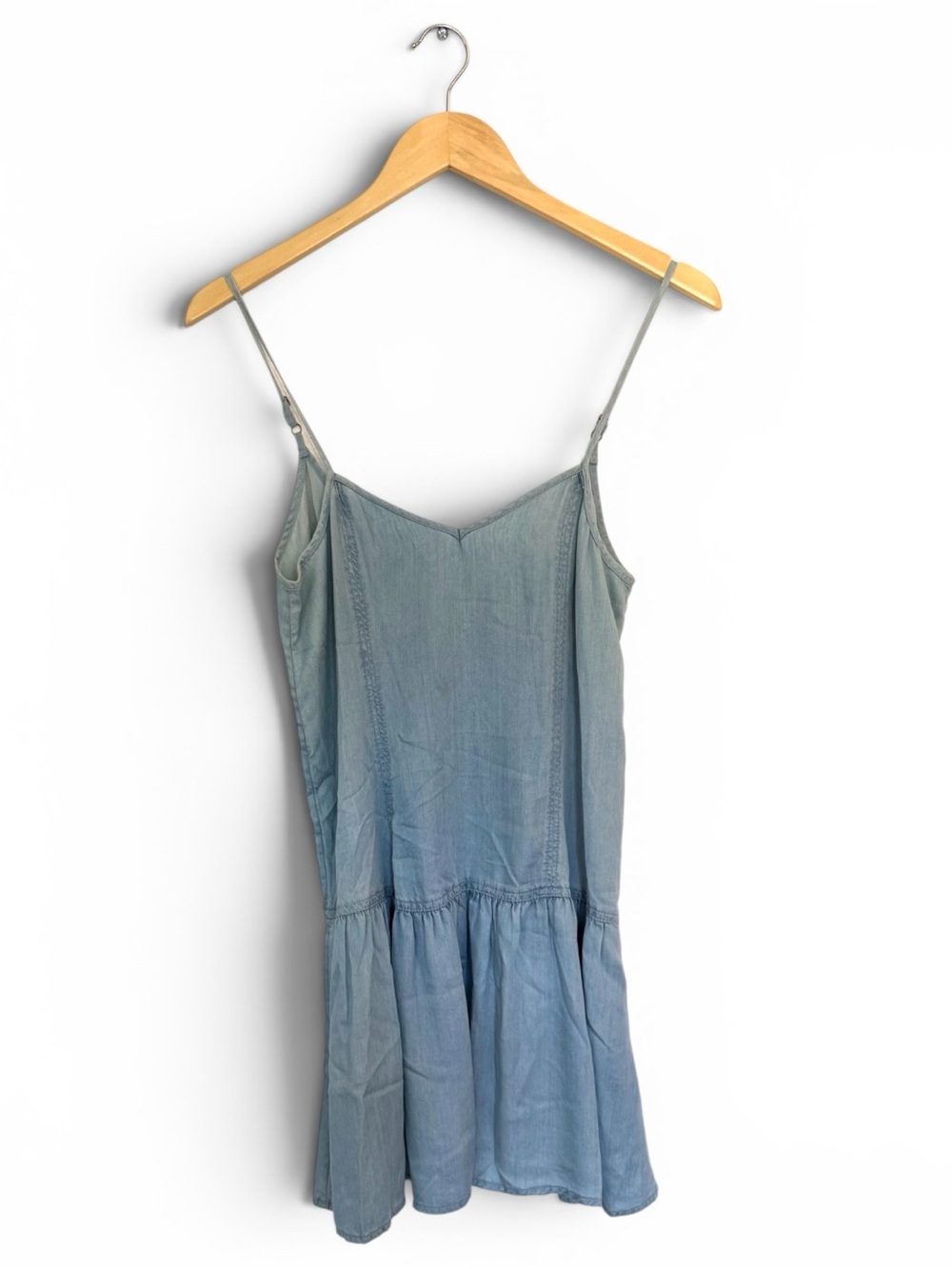 American Eagle Chambray Sundress| Summer Chambray Dress
